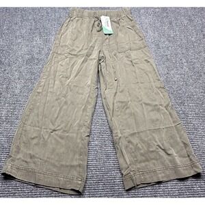 Jun & Ivy Pants Womens XS Wide Leg Tencel Lyocell Drawstring Pockets Lightweight
